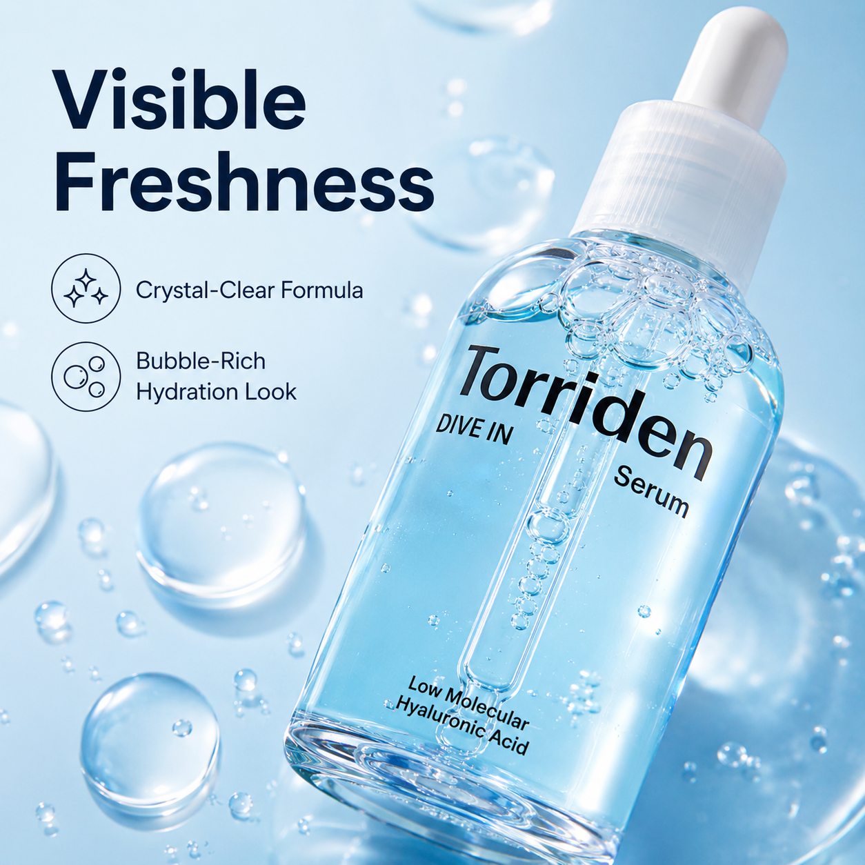 Hyaluronic Acid Serum - Torriden DIVE-IN Low-Molecular Hyaluronic Acid Serum