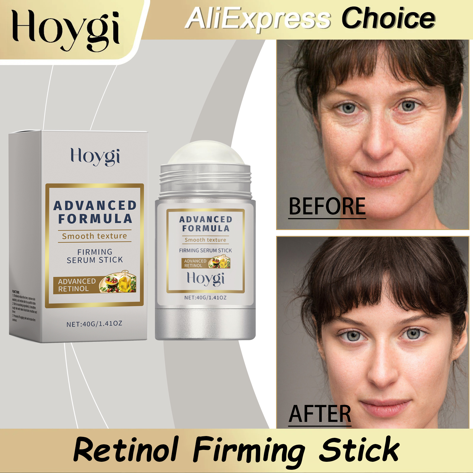 Hyaluronic Acid Serum - HOYGI Retinol Firming Stick Anti Wrinkle
