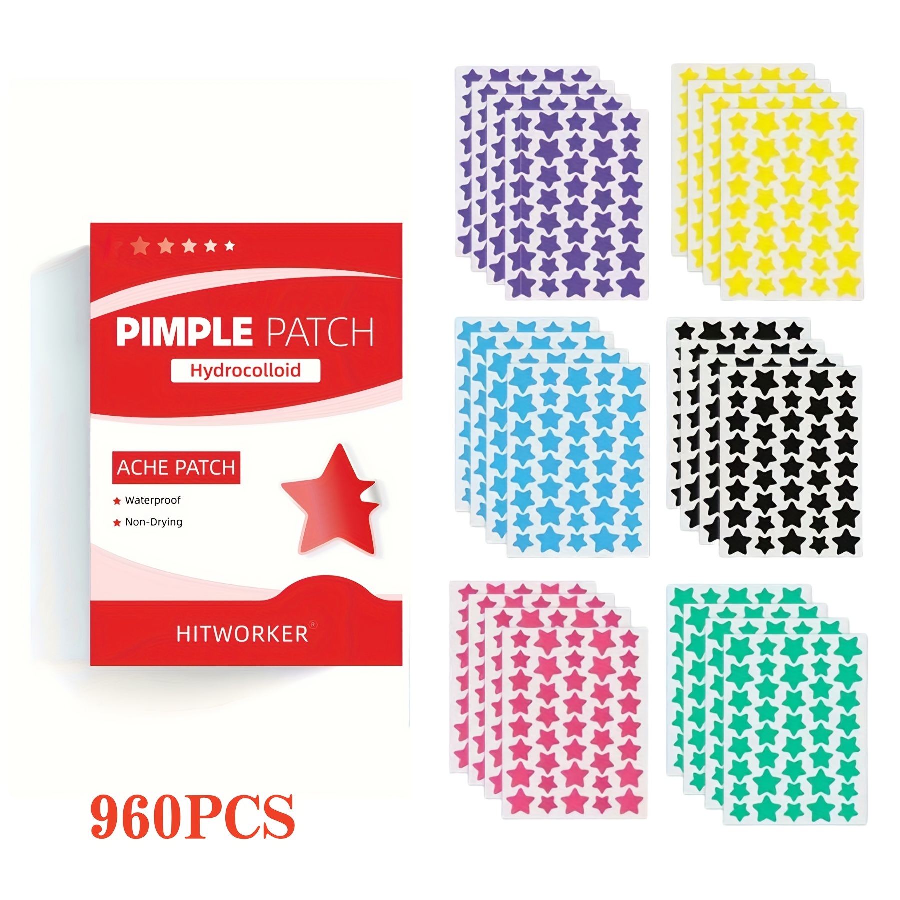 240/720/960 pcs 6-Color Star P – Skincare Acne recenzja i cena