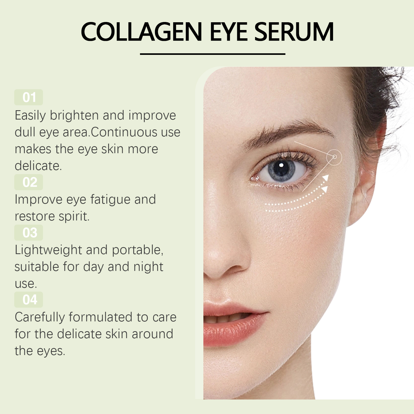 HOYGI Collagen Eye Serum Anti  – Hyaluronic Acid Serum recenzja i cena
