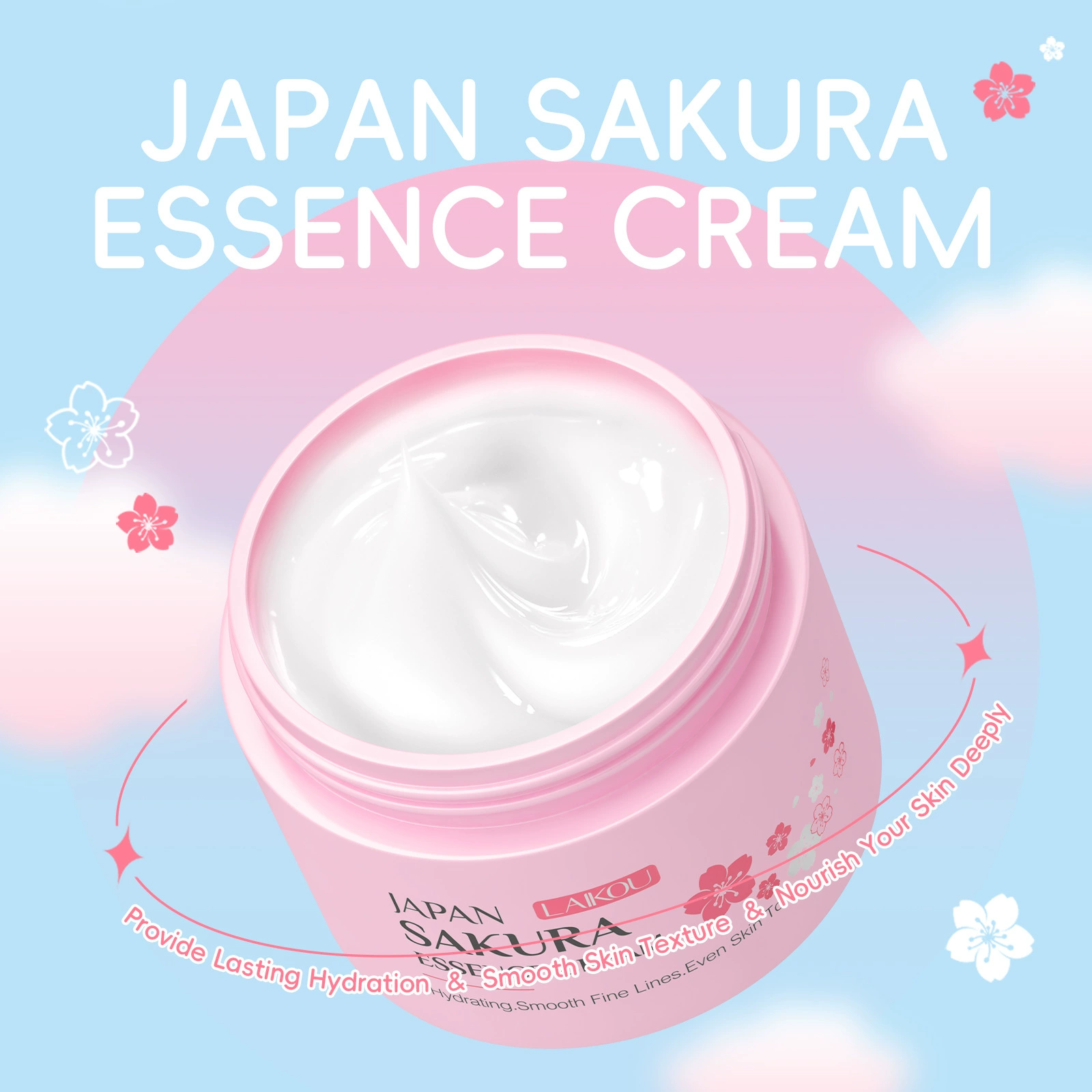LAIKOU Japan Sakura Face Cream – Skincare Niacinamide recenzja i cena
