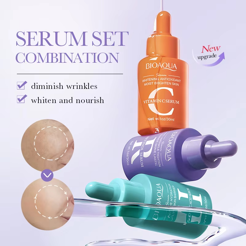 3pcs/set BIOAQUA Vitamin C Ret – Hyaluronic Acid Serum recenzja i cena