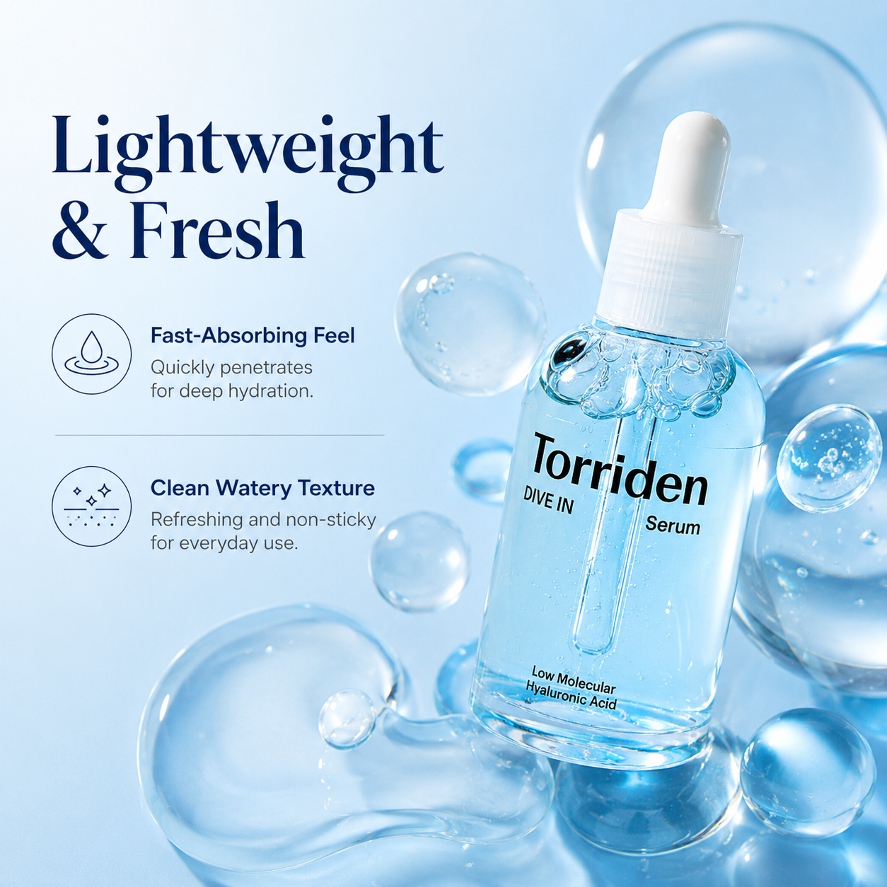 Torriden DIVE-IN Low-Molecular – Hyaluronic Acid Serum recenzja i cena