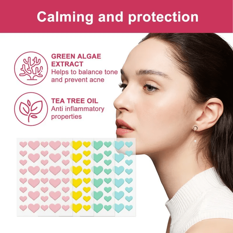 864PCS Cute Heart Shape Pimple – Skincare Acne recenzja i cena