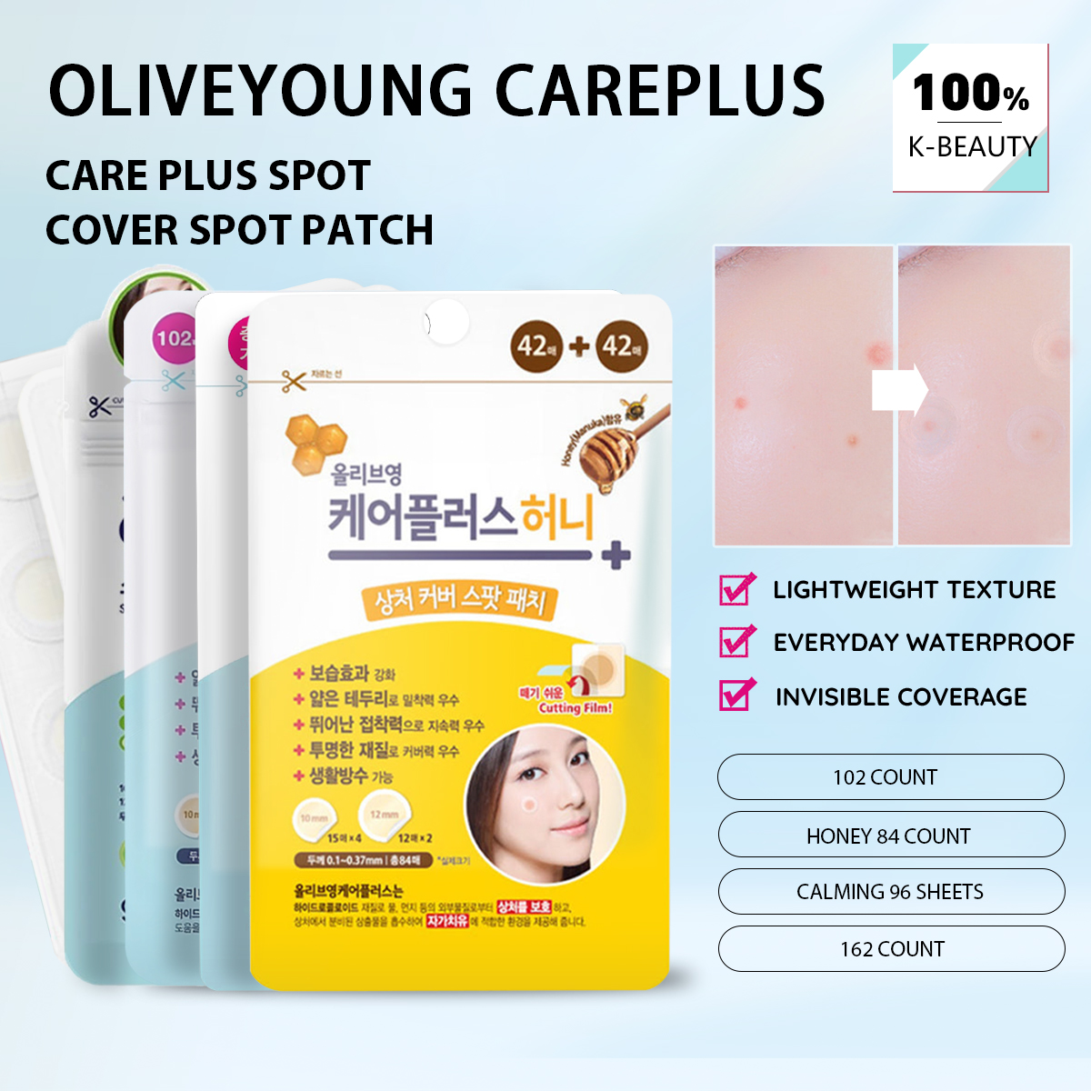 Olive Young Care Plus Spot Cov – Skincare Acne recenzja i cena