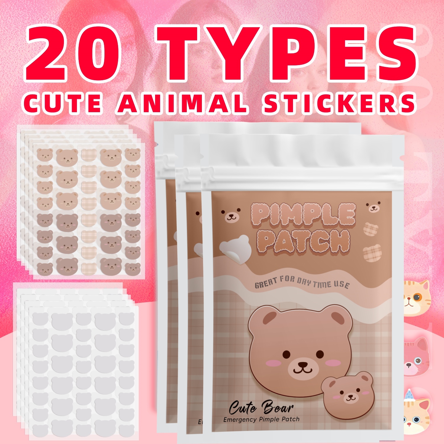 360PCS 3 types of adorable lit – Skincare Acne recenzja i cena