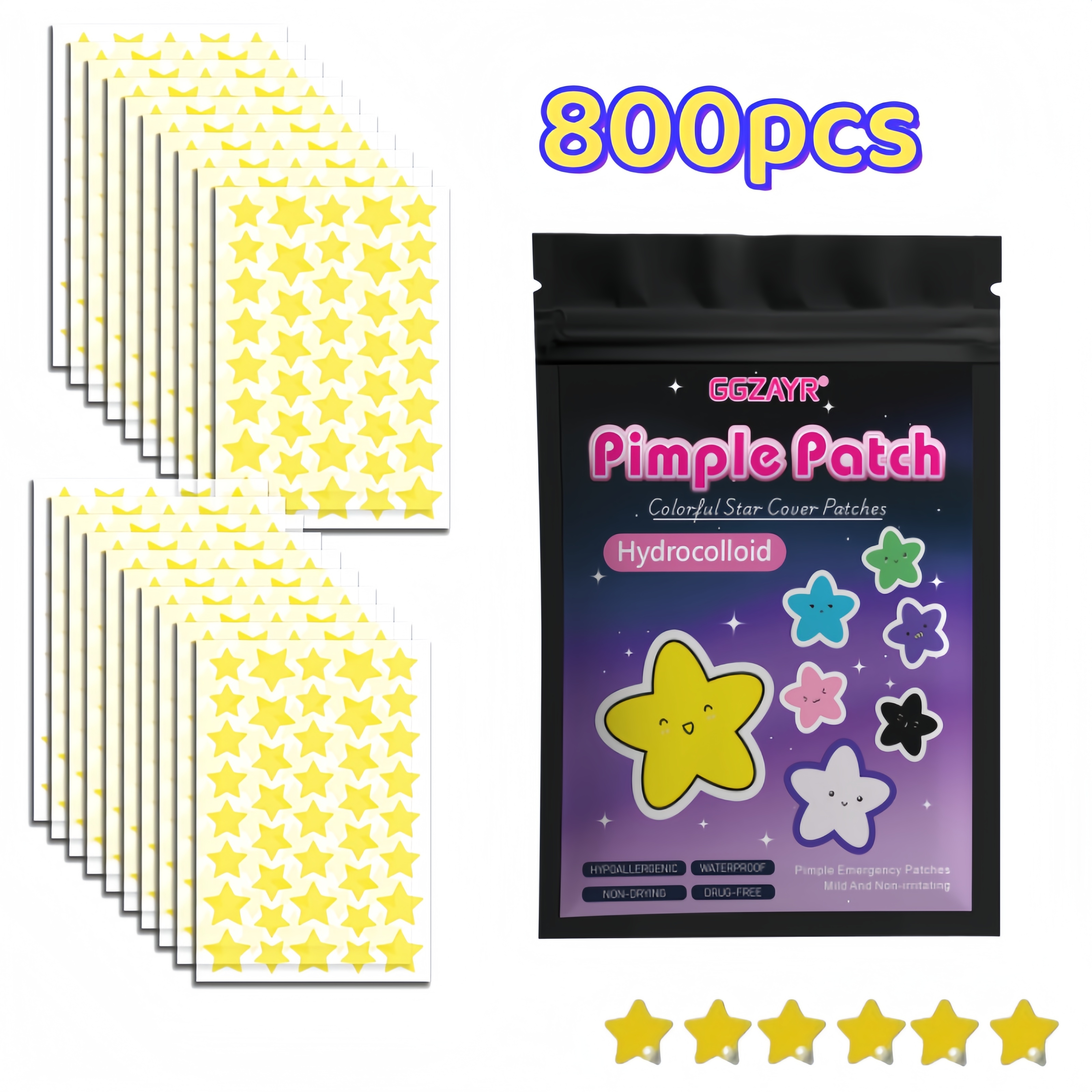 400/800pcs Hydrocolloid Acne P – Skincare Acne recenzja i cena