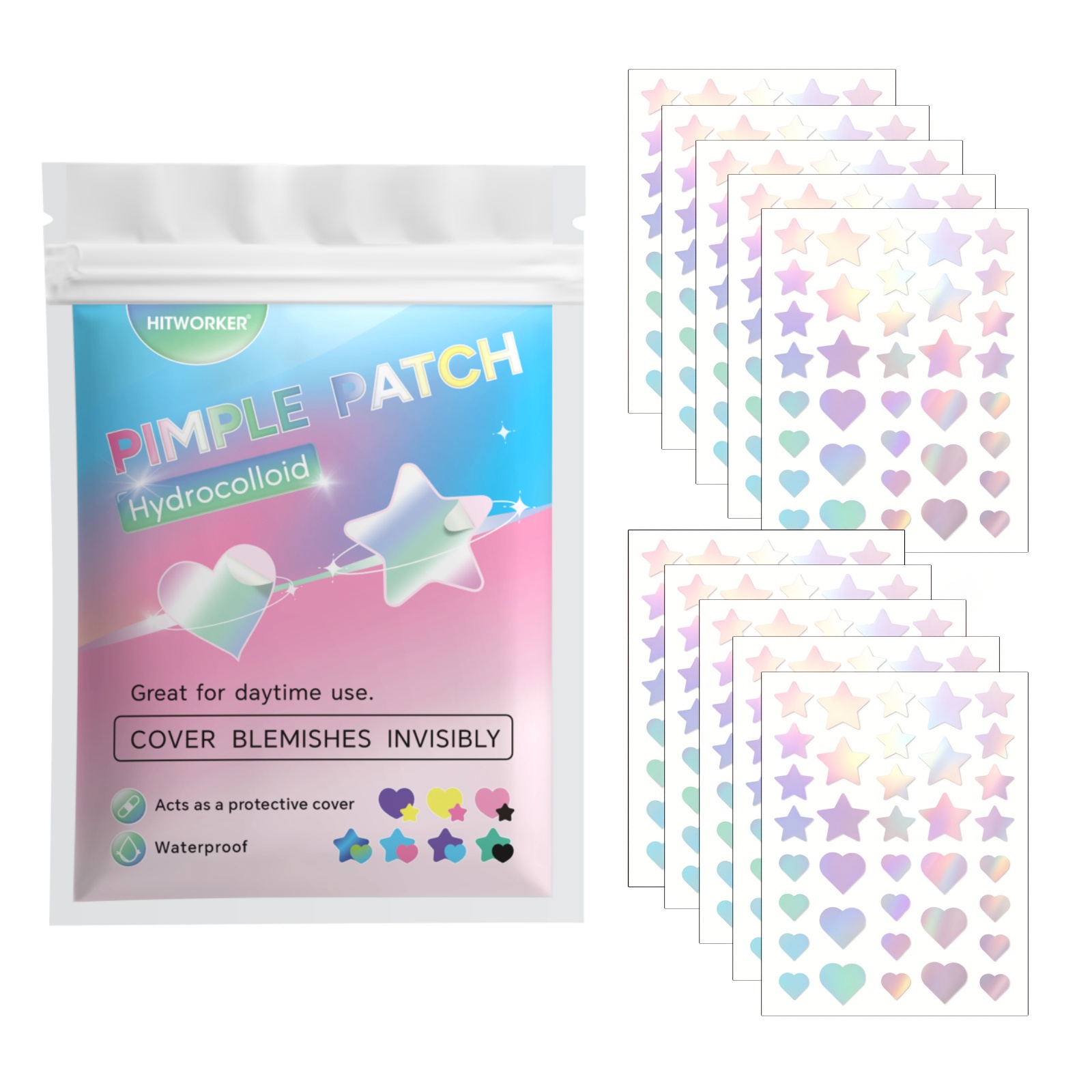 360pcs Colorful Acne Patches – – Skincare Acne recenzja i cena