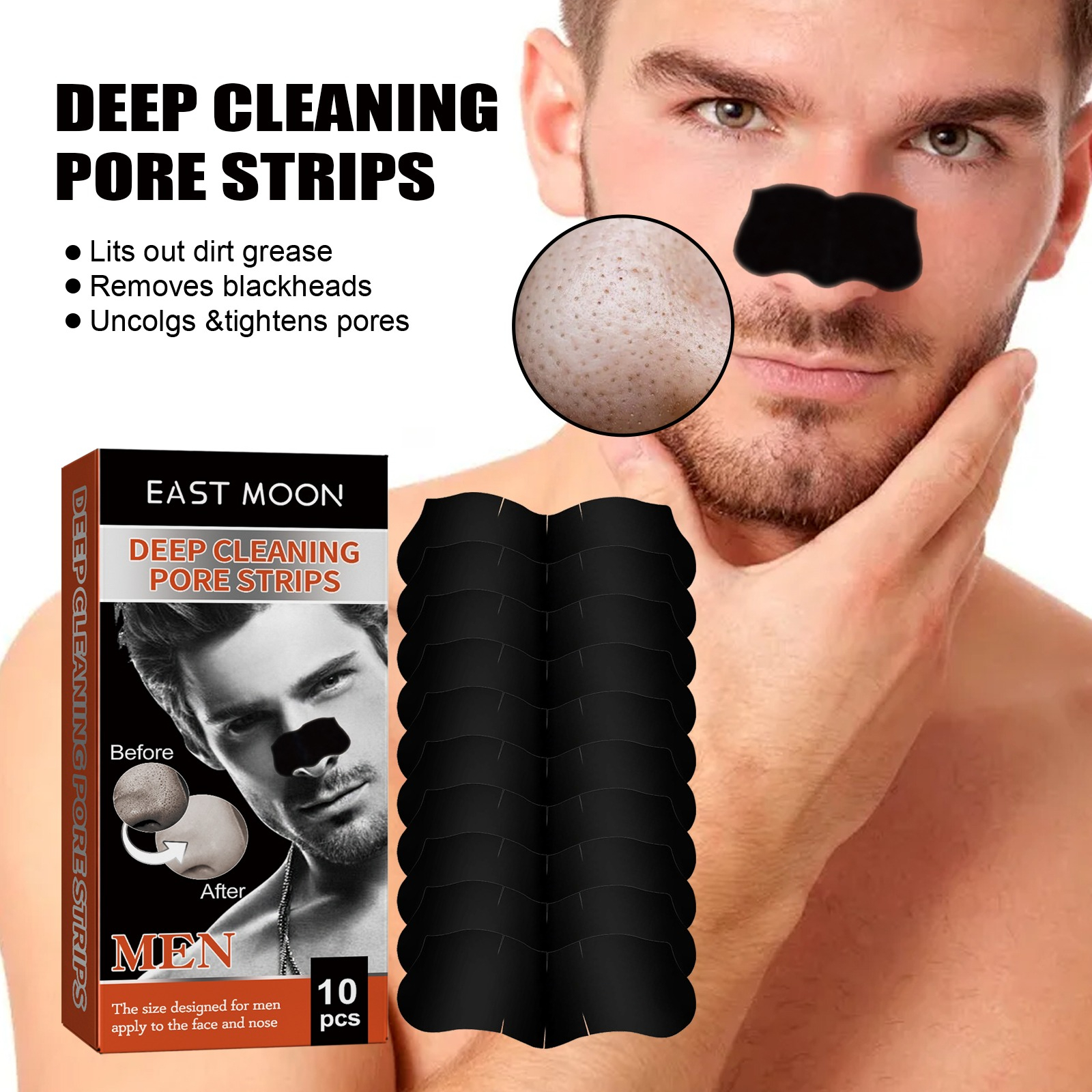 10-100Pcs Nose Blackhead Stick – Skincare Exfoliating recenzja i cena