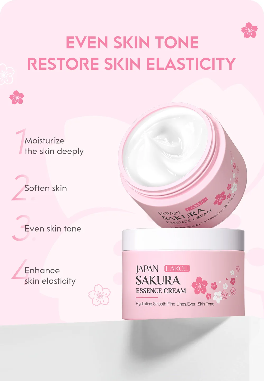 LAIKOU Japan Sakura Essence Cr – Skincare Niacinamide recenzja i cena