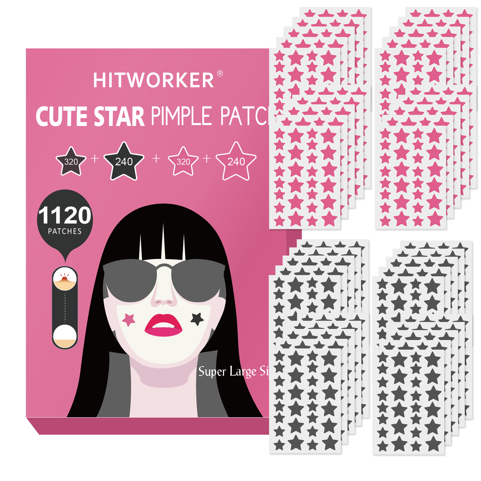 1120pcs Repair Acne Patch Faci – Skincare Acne recenzja i cena