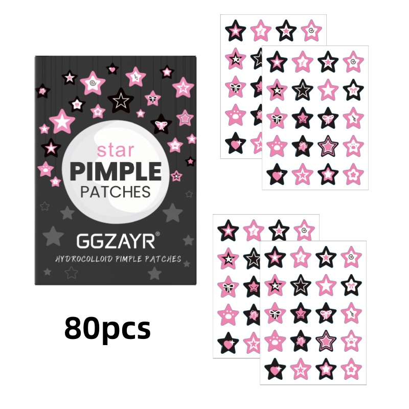 80/160pcs Star Acne Patch Set  – Skincare Acne recenzja i cena