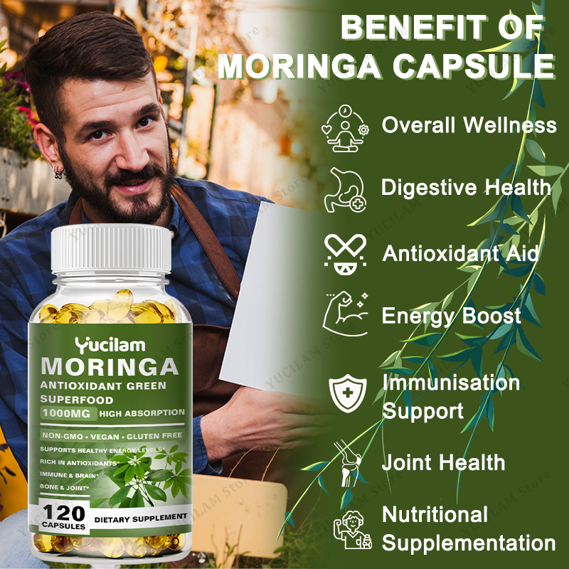 Moringa Organic 1000 mg, 7-in- – Vitamin C Powder recenzja i cena