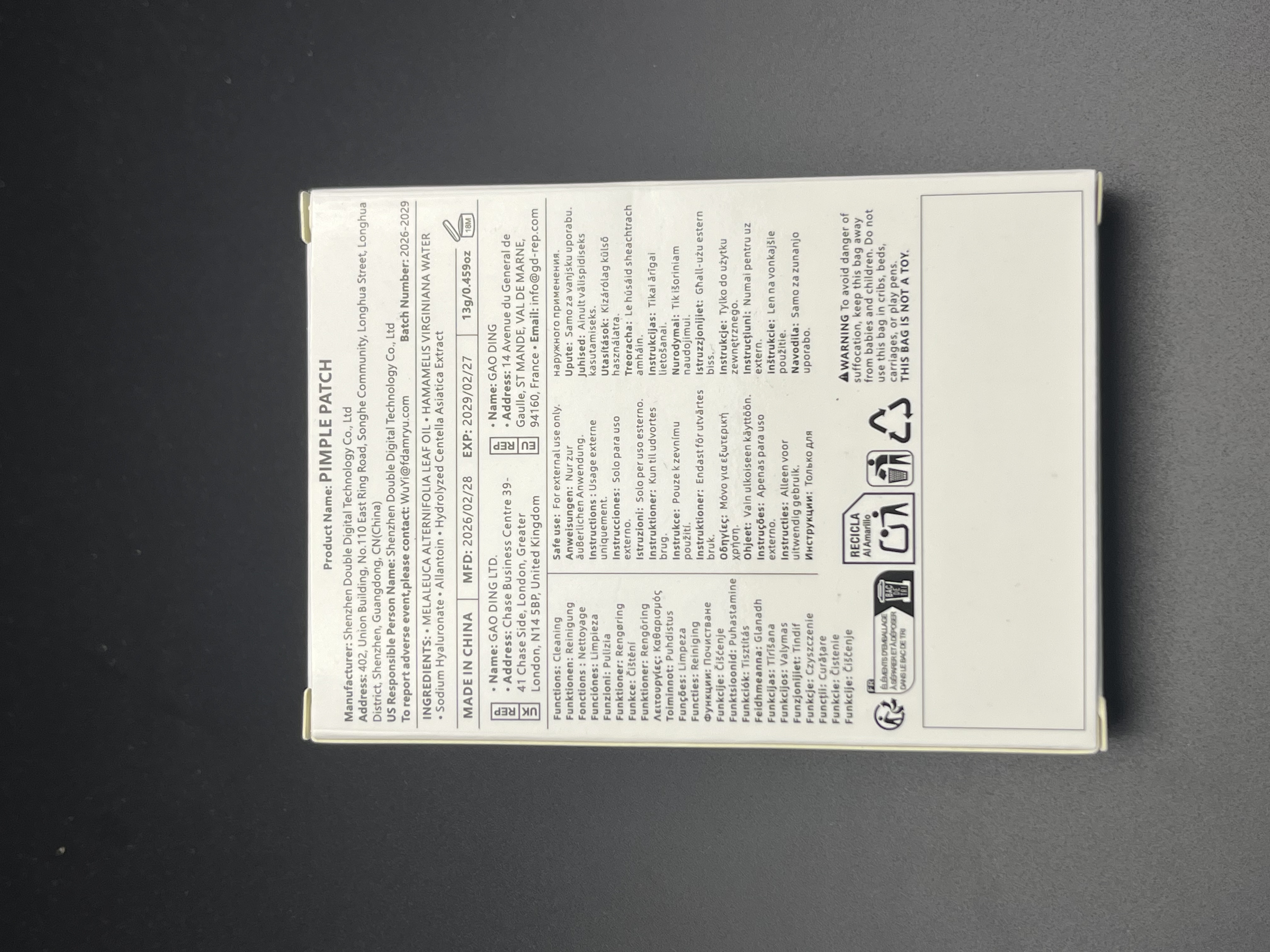 800pcs Salicylic Acid & Hydroc – Skincare Acne recenzja i cena
