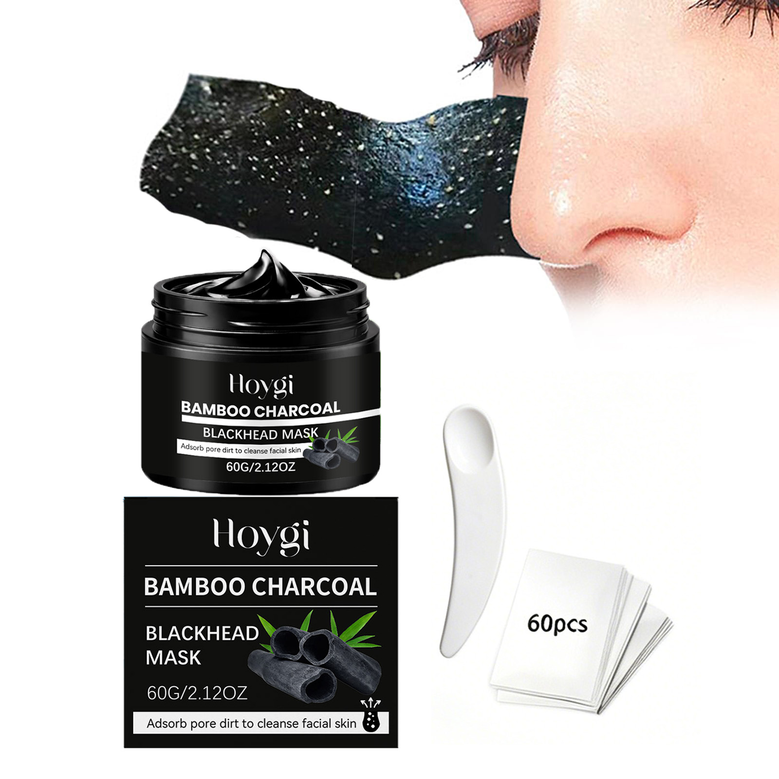 Bamboo Charcoal Blackhead Mask – Skincare Exfoliating recenzja i cena