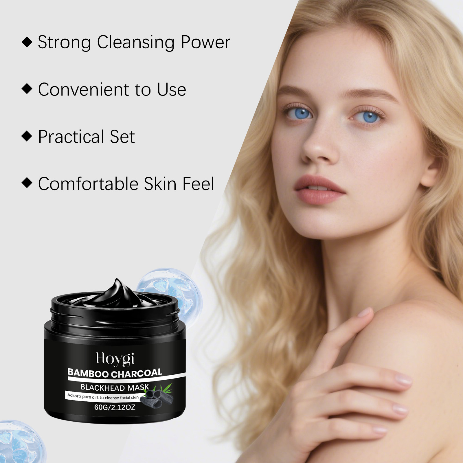 Bamboo Charcoal Blackhead Mask – Skincare Exfoliating recenzja i cena