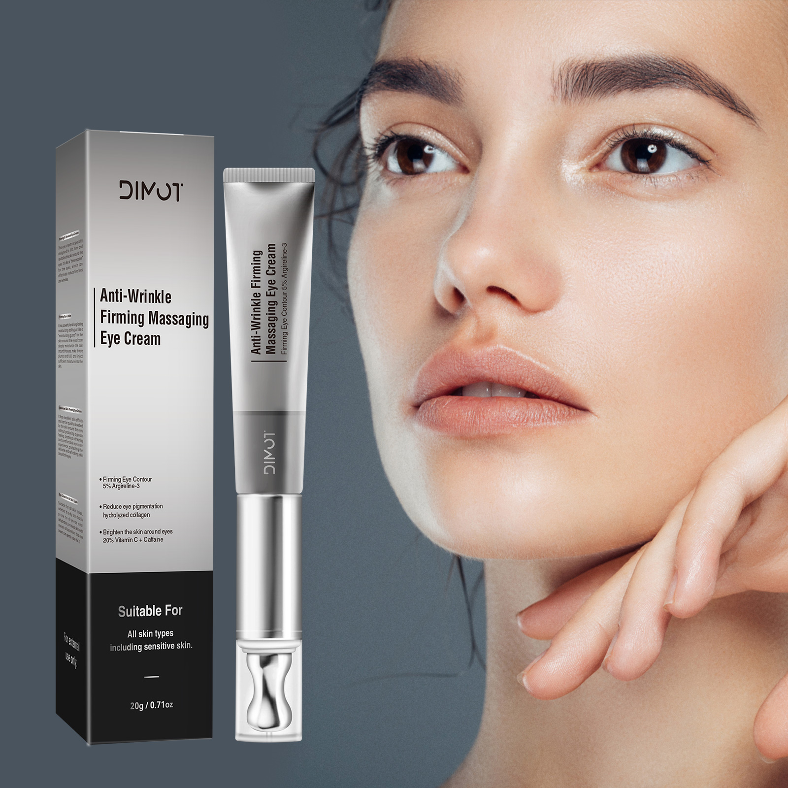 Electric Massage Eye Cream Moi – Hyaluronic Acid Serum recenzja i cena