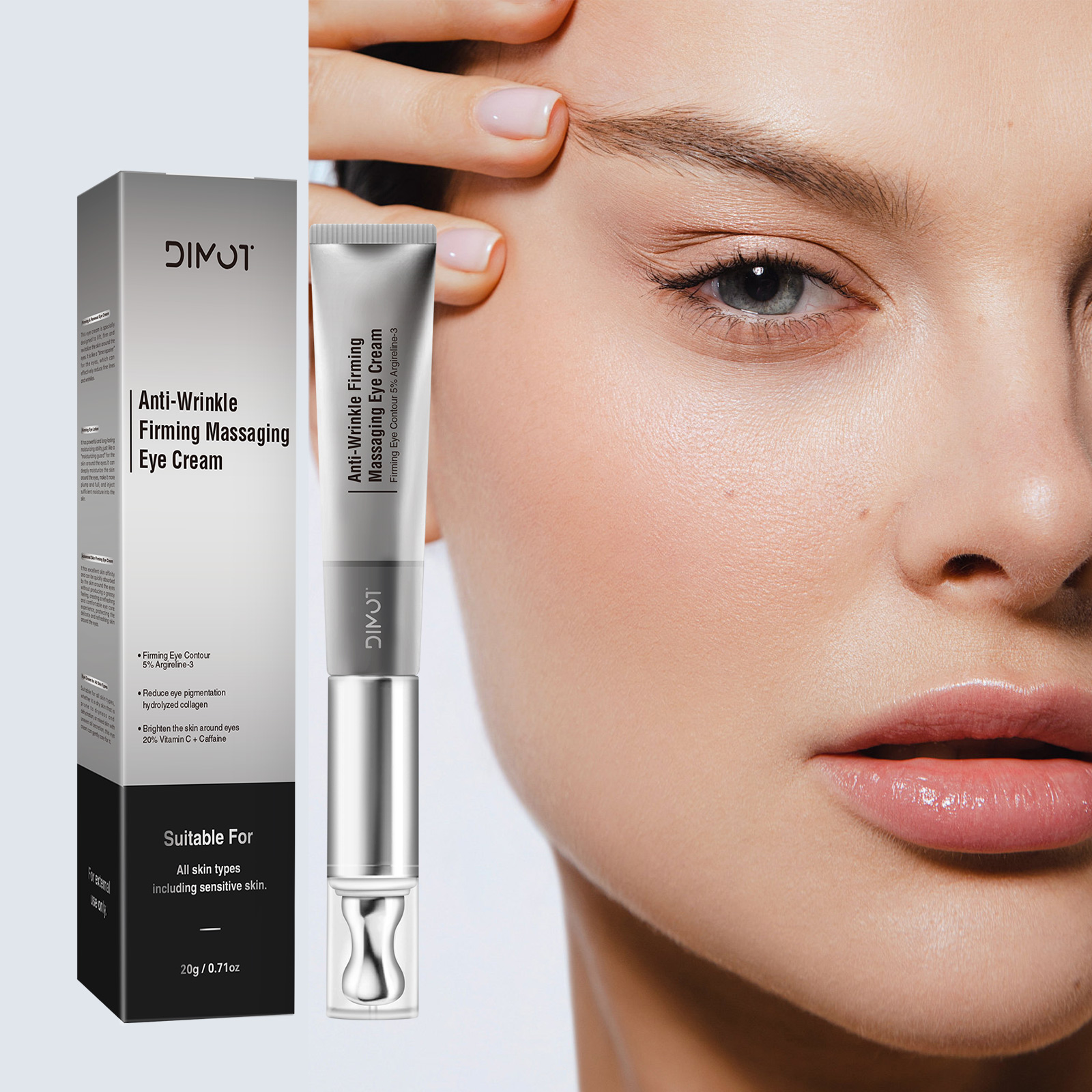 Electric Massage Eye Cream Moi – Hyaluronic Acid Serum recenzja i cena