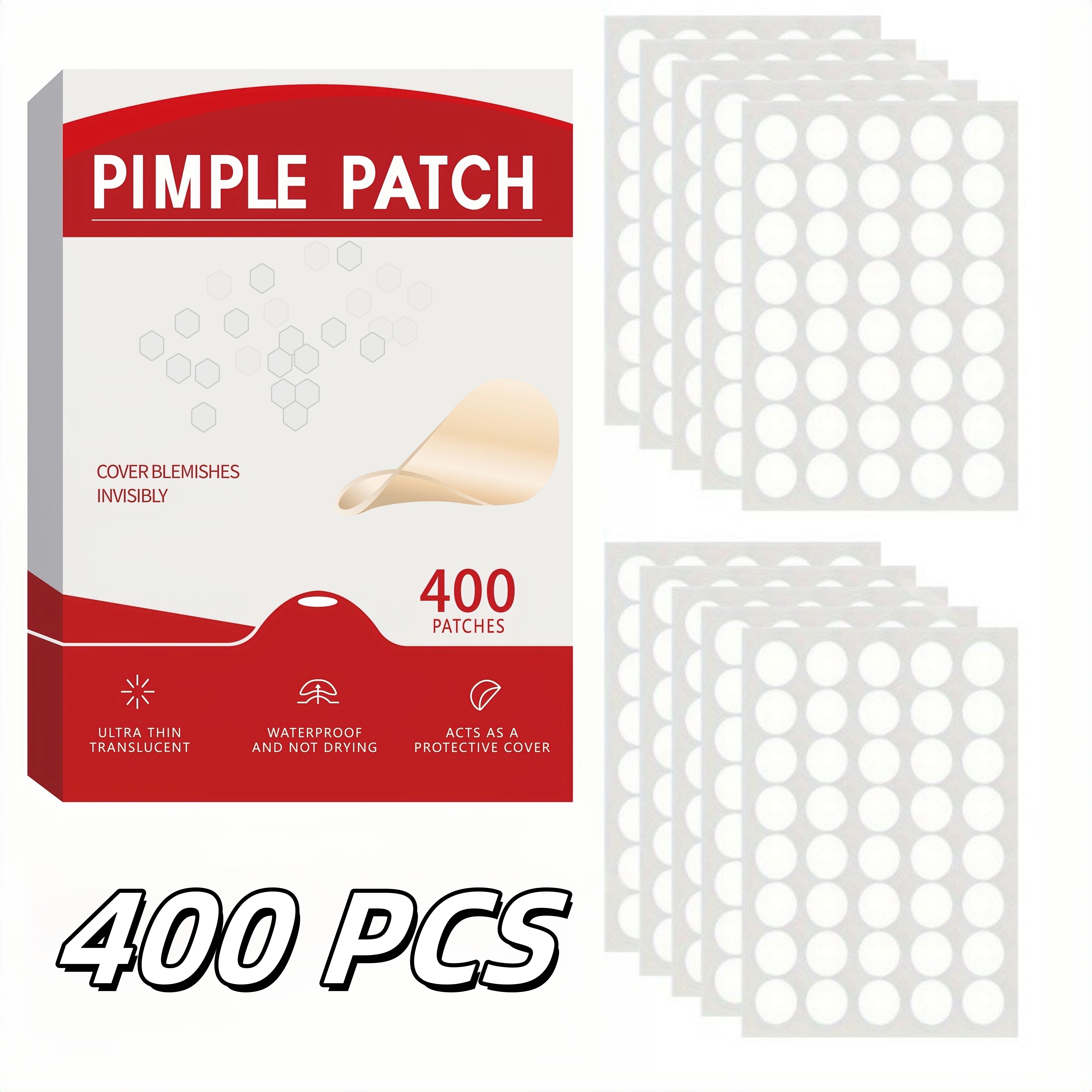 400pcs Acne Patch, Covers Pimp – Skincare Acne recenzja i cena